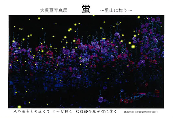 大貫 亘 写真展　蛍 〜里山に舞う〜